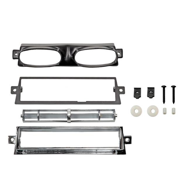 1967-68 Camaro/Firebird Center Louver Assembly with Dual Hose